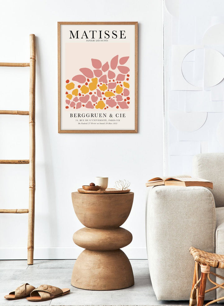 The Rose Petals Cut - Outs Inspired by Henri Matisse Print_Sugar & Canvas