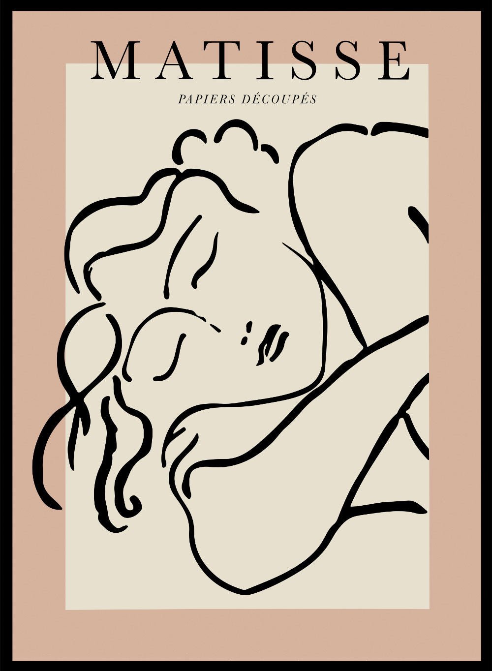 Sketch of Sleeping Woman by Henri Matisse_Sugar & Canvas