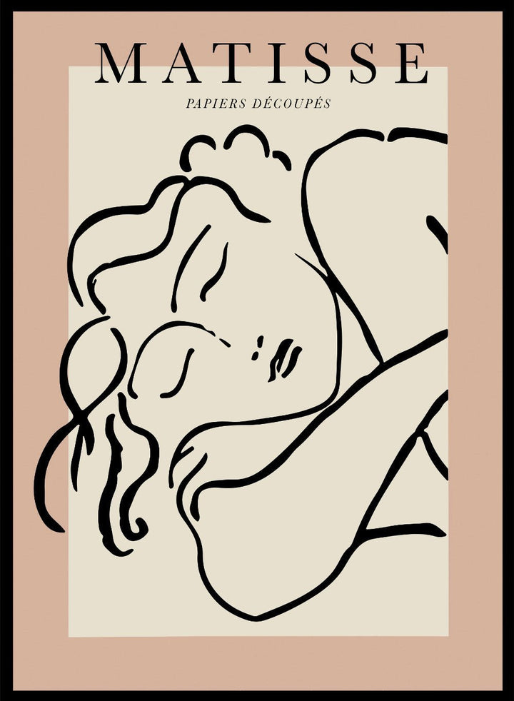Sketch of Sleeping Woman by Henri Matisse_Sugar & Canvas