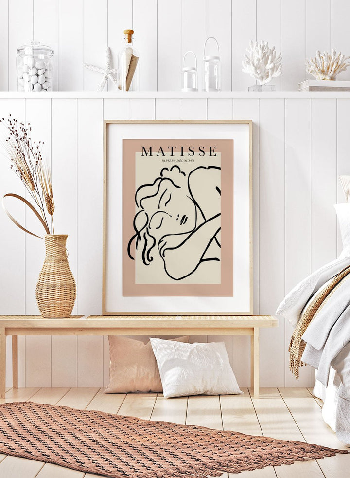 Sketch of Sleeping Woman by Henri Matisse_Sugar & Canvas