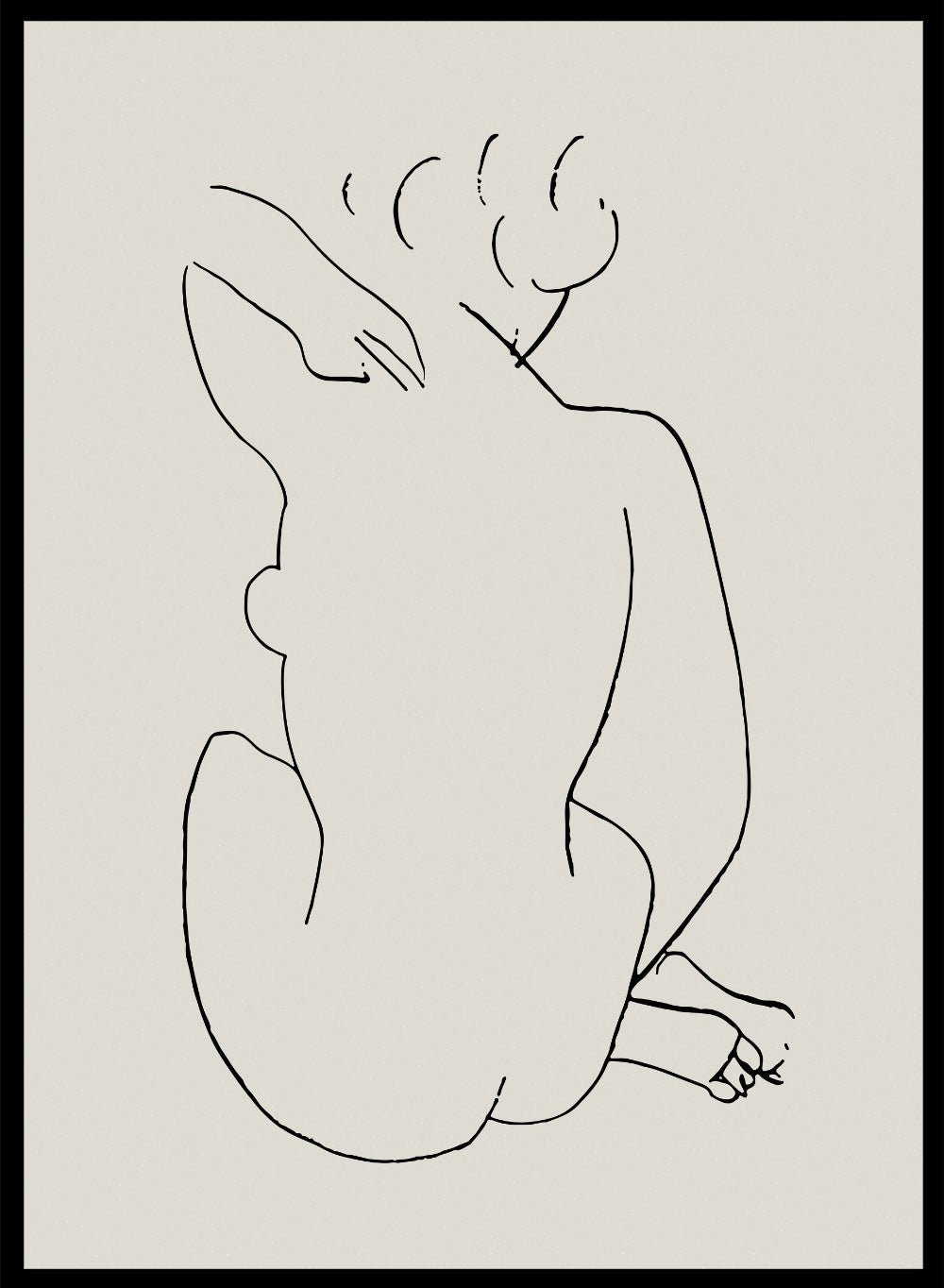 Nude Figure Sketch by Henri Matisse Print_Sugar & Canvas