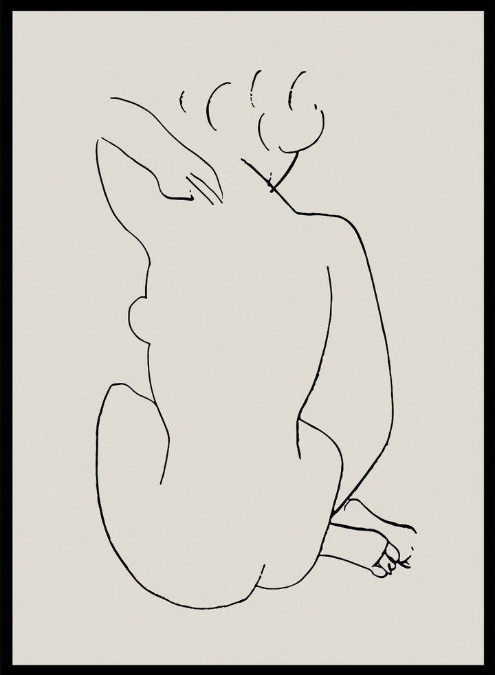 Nude Figure Sketch by Henri Matisse Print_Sugar & Canvas