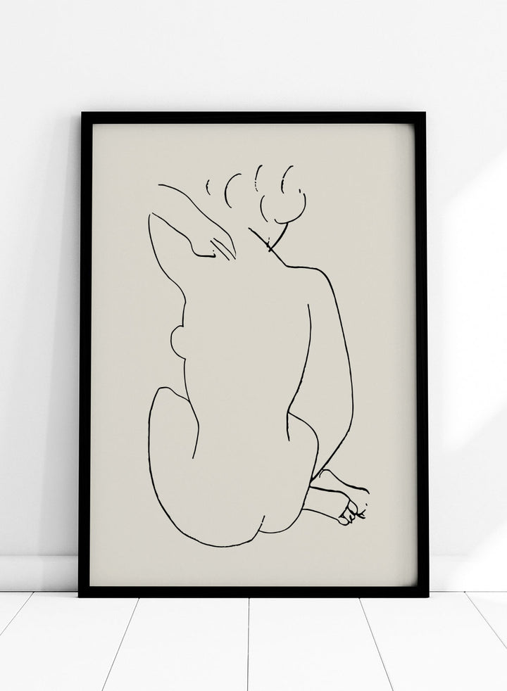 Nude Figure Sketch by Henri Matisse Print_Sugar & Canvas