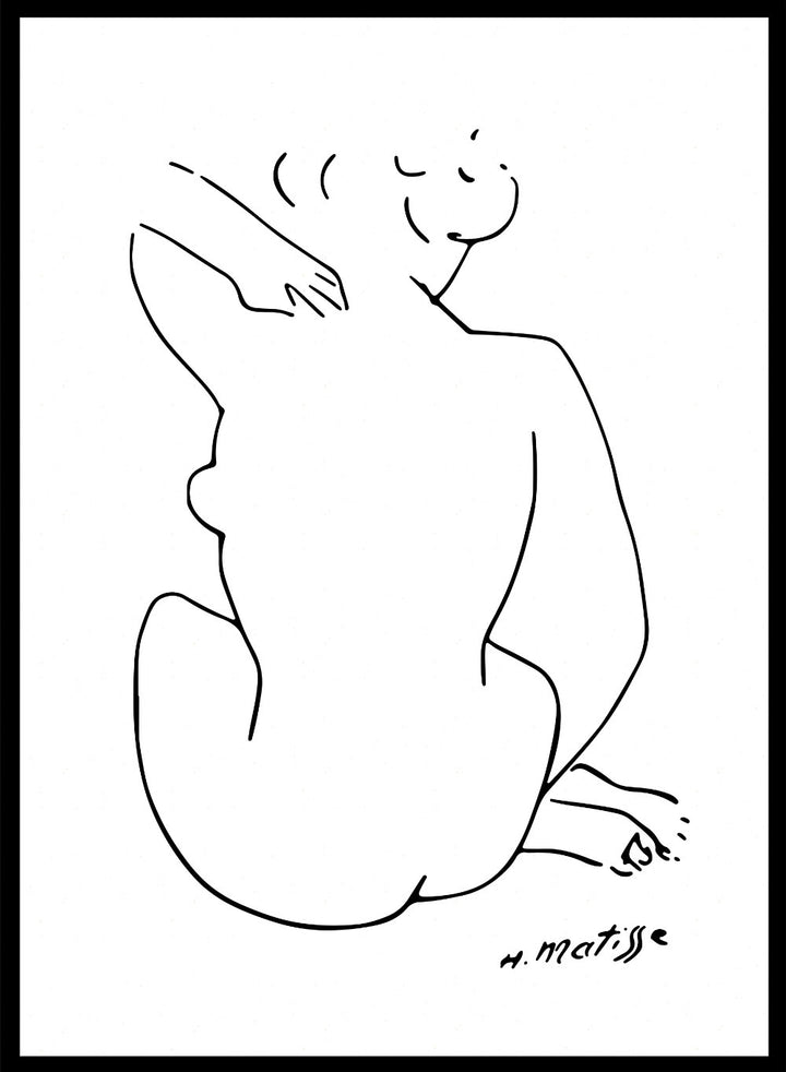 Nude Figure Sketch by Henri Matisse_Sugar & Canvas