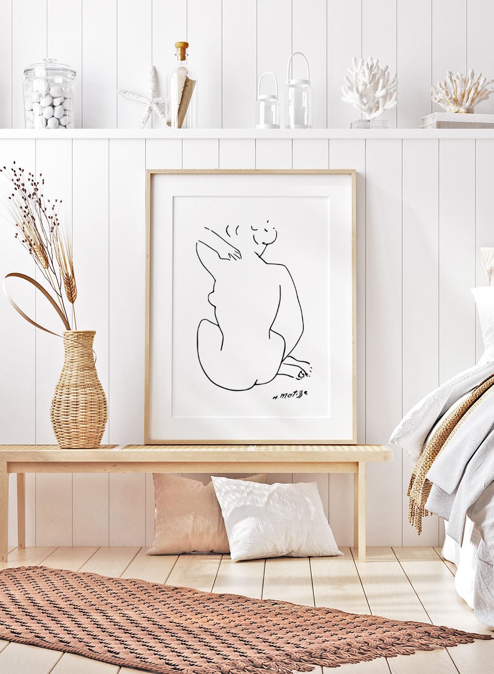 Nude Figure Sketch by Henri Matisse_Sugar & Canvas