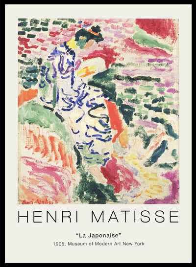 Sugar & Canvas 28x40inches/70x100cm La Japonaise: Woman beside the Water 1905 by Henri Matisse Print