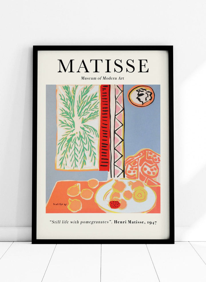 Still Life with Pomegranates 1947 by Henri Matisse Print_Sugar & Canvas