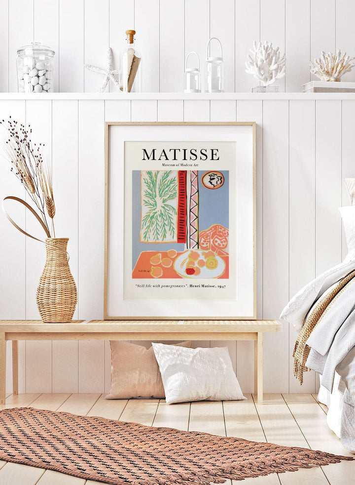 Still Life with Pomegranates 1947 by Henri Matisse Print_Sugar & Canvas