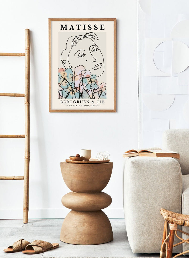 Woman with Flowers by Henri Matisse Print_Sugar & Canvas