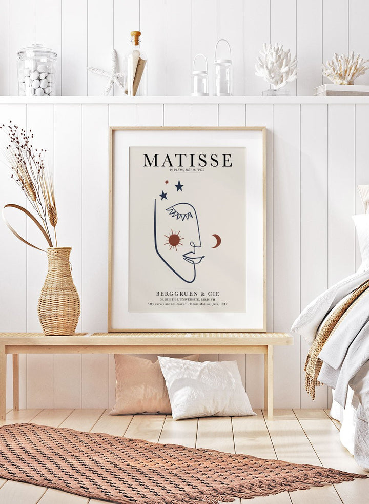 Sketch of Woman Matisse Print_Sugar & Canvas