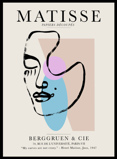 Sugar & Canvas 28x40inches/70x100cm Sketch of Woman Matisse Print
