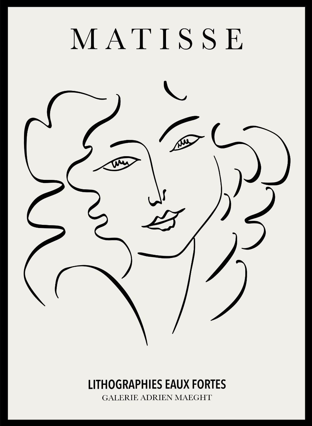 Sketch of Woman by Henri Matisse Print M72_Sugar & Canvas