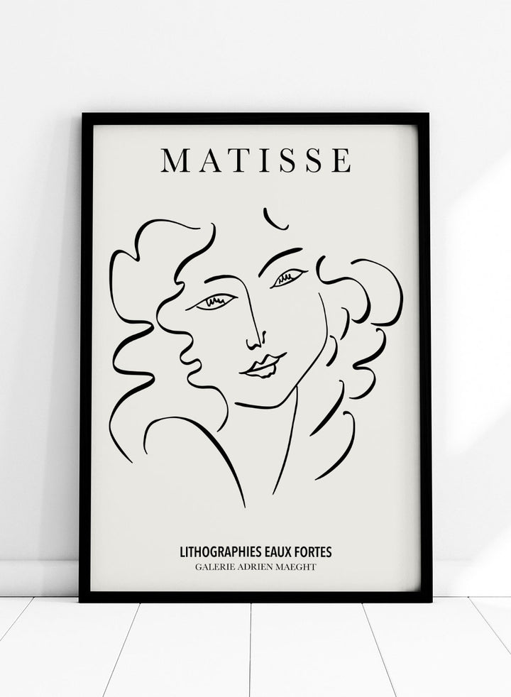 Sketch of Woman by Henri Matisse Print M72_Sugar & Canvas