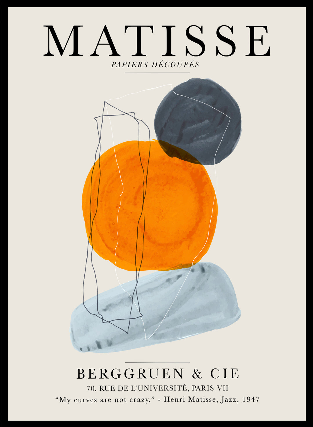 Abstract Shapes Matisse Print_Sugar & Canvas