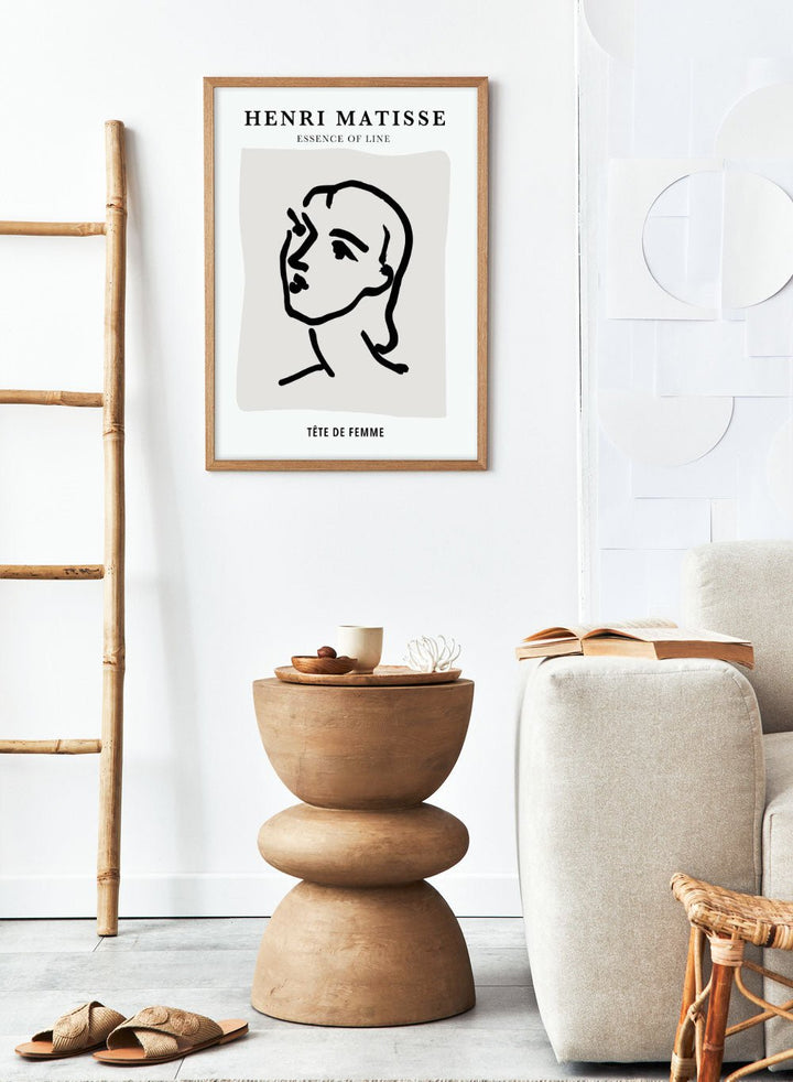 Sketch of Woman by Henri Matisse Print_Sugar & Canvas