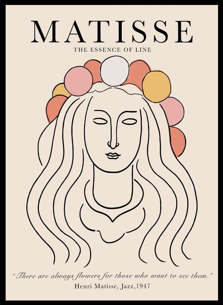 Sketch of Woman by Henri Matisse Print_Sugar & Canvas