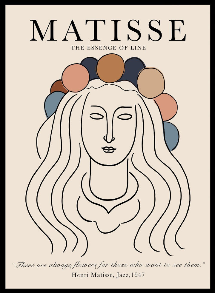 Sketch of Woman by Henri Matisse Print_Sugar & Canvas