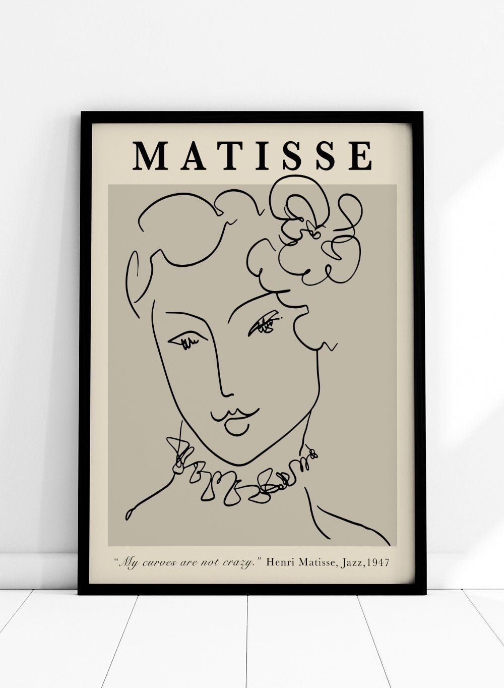 Sketch of Woman by Henri Matisse Print_Sugar & Canvas