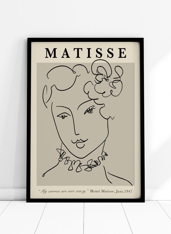 Sketch of Woman by Henri Matisse Print_Sugar & Canvas