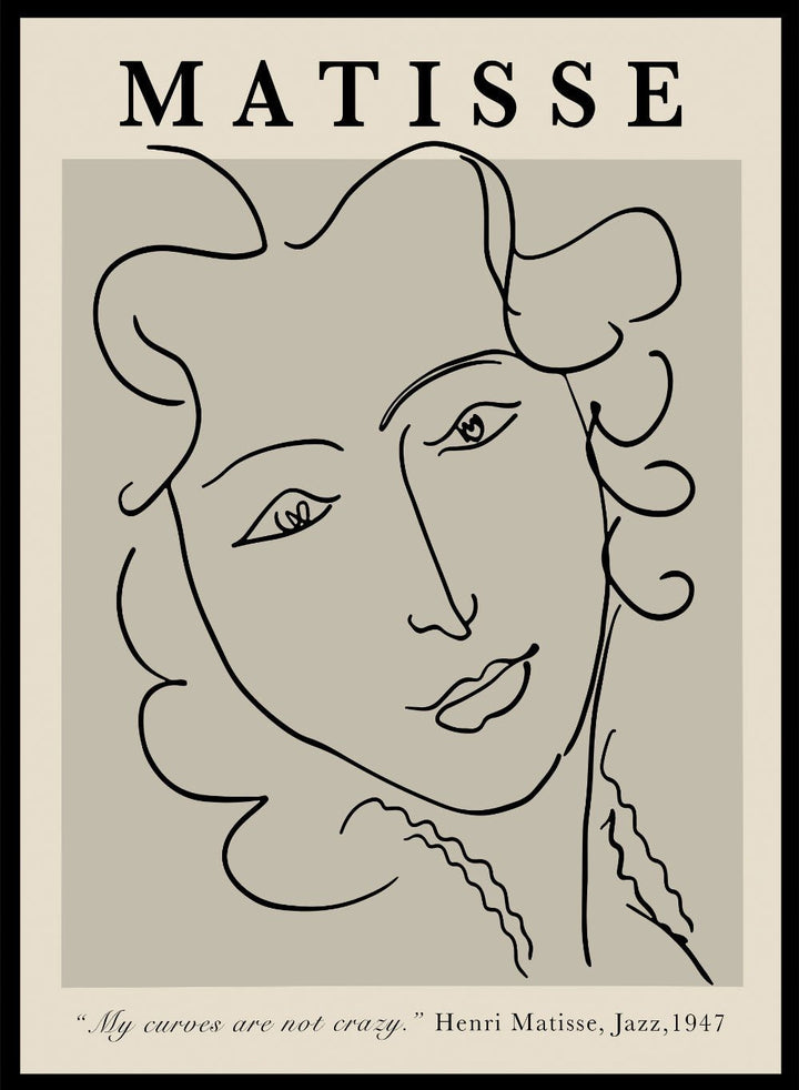 Sketch of Woman by Henri Matisse Print_Sugar & Canvas
