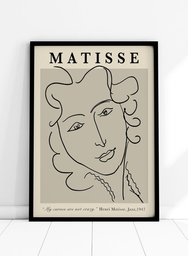 Sketch of Woman by Henri Matisse Print_Sugar & Canvas