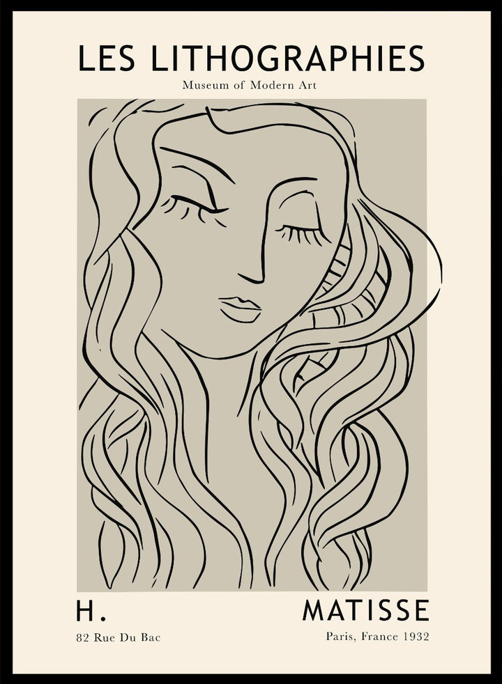 Sketch of Woman by Henri Matisse_Sugar & Canvas