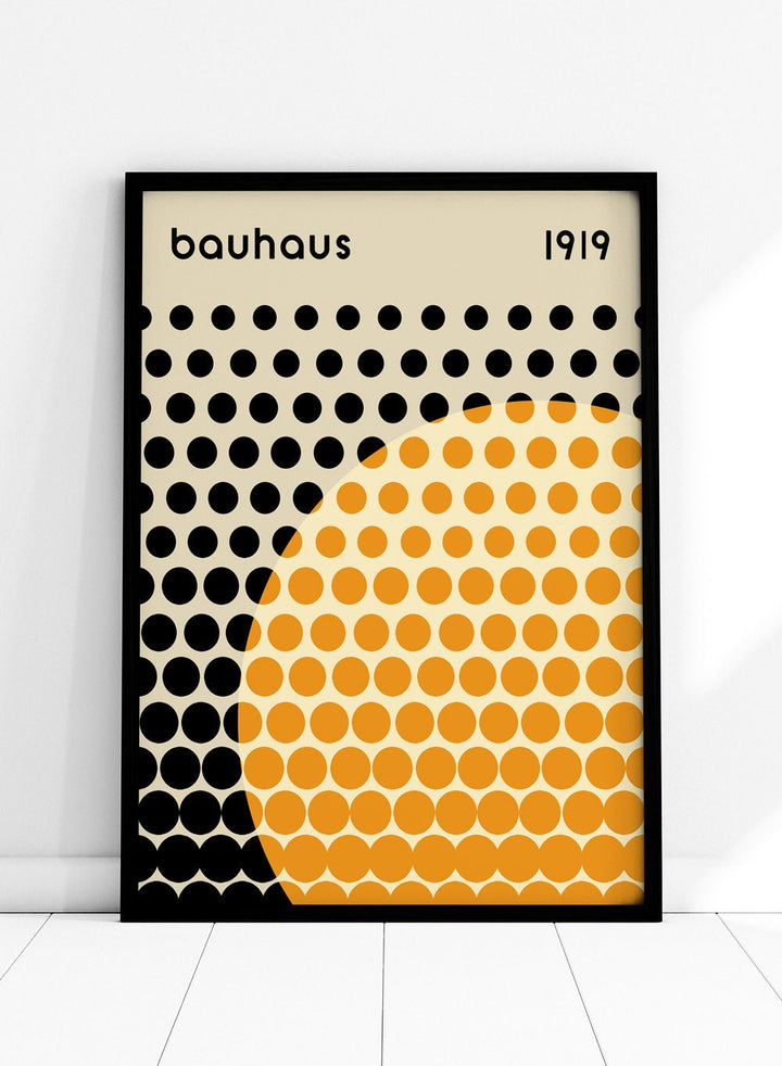 Bauhaus Geometric Circles Art Print_Sugar & Canvas