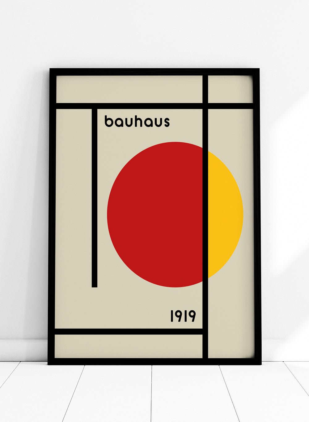 Bauhaus Geometric Art Print_Sugar & Canvas