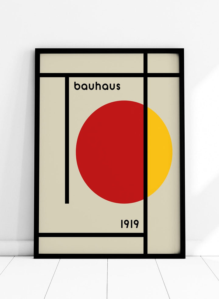 Bauhaus Geometric Art Print_Sugar & Canvas