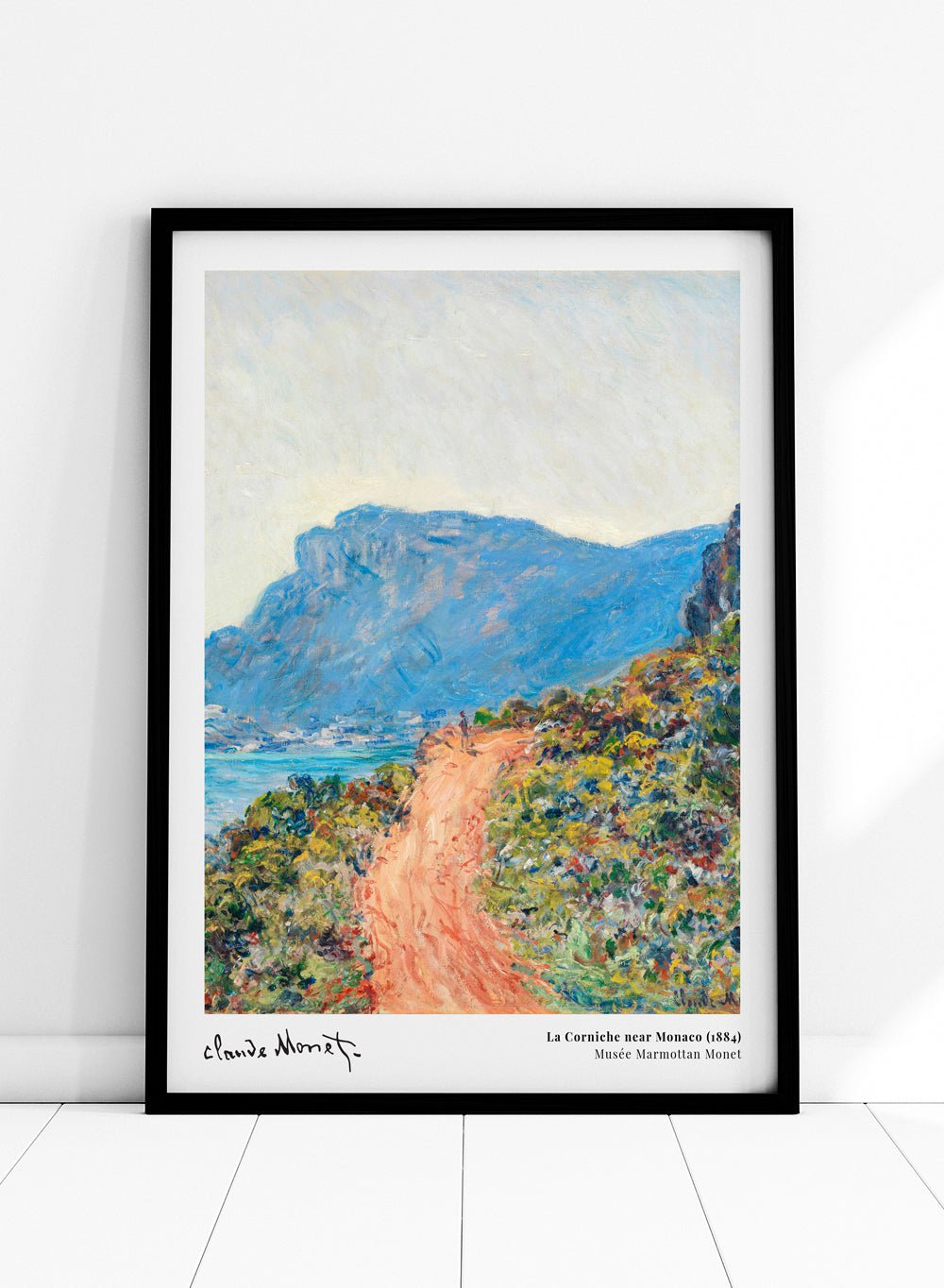 La Corniche near Monaco 1884 by Monet Print_Sugar & Canvas
