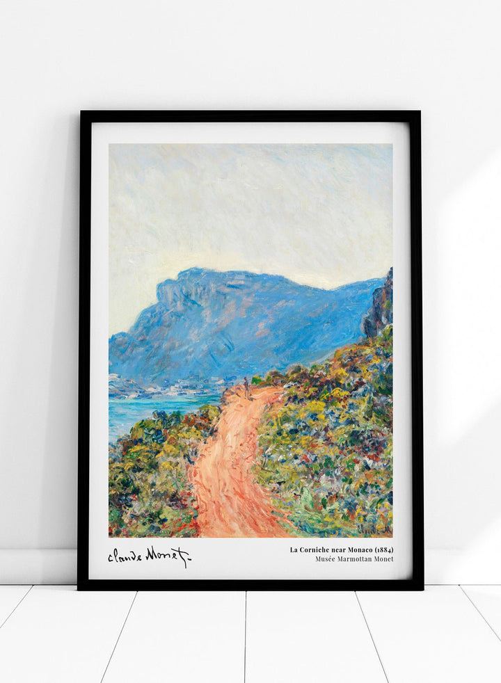 La Corniche near Monaco 1884 by Monet Print_Sugar & Canvas