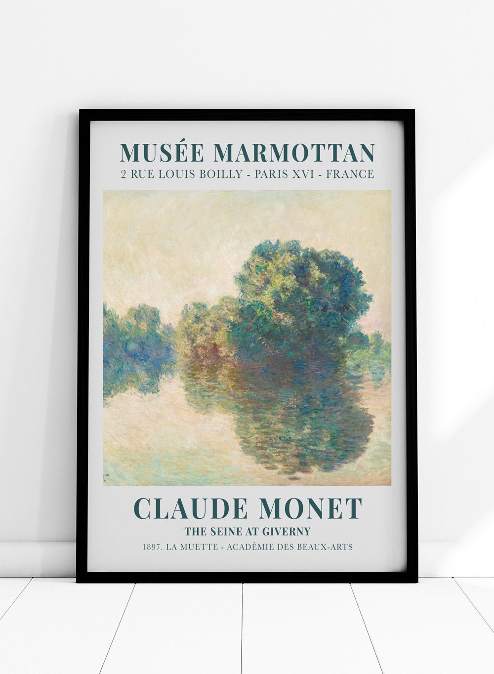 The Seine at Giverny 1897 by Monet Print_Sugar & Canvas