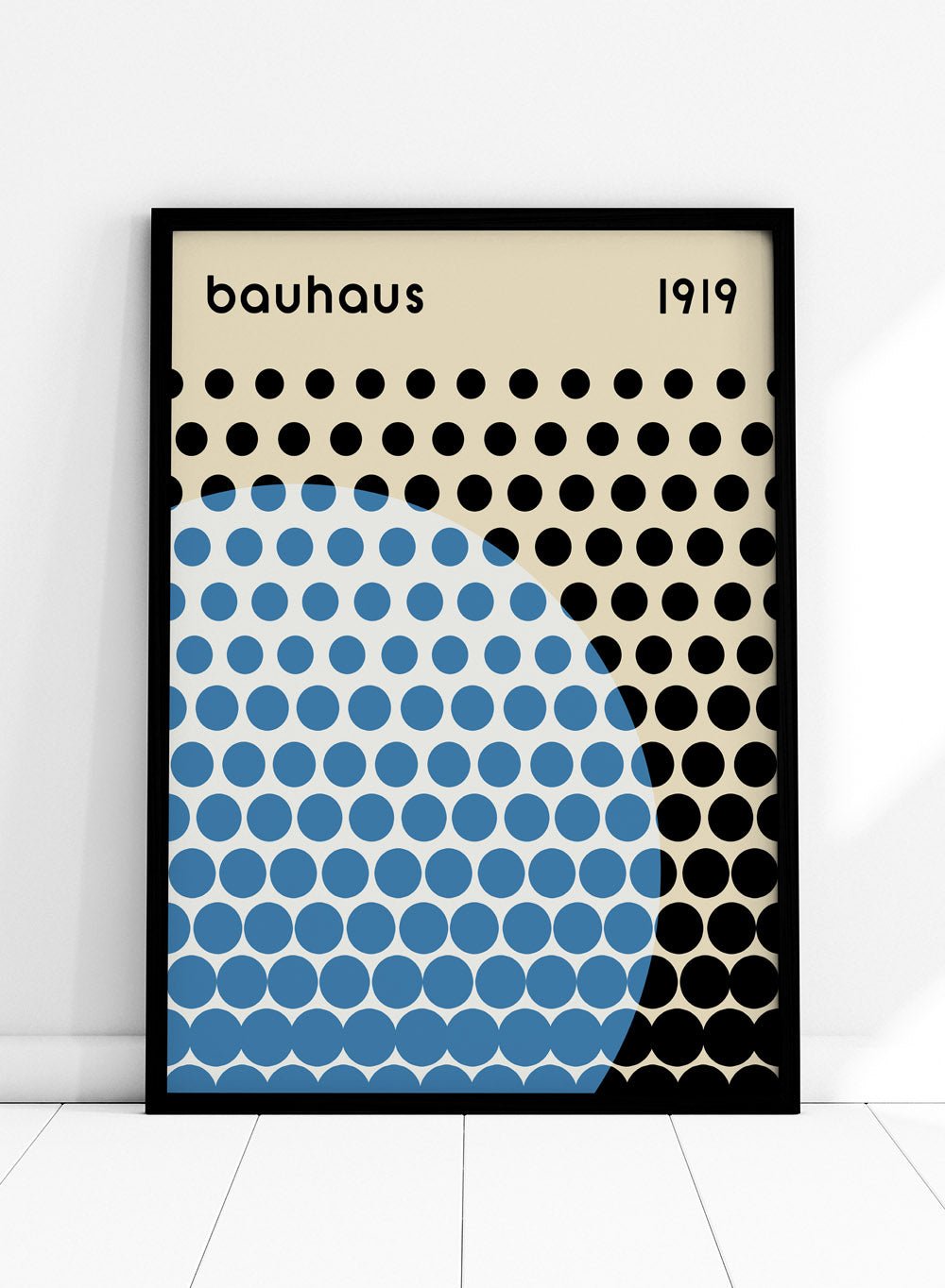 Bauhaus Geometric Circles Art Print_Sugar & Canvas