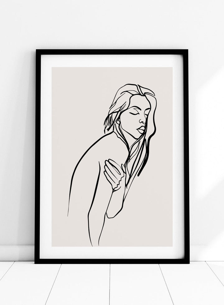 Silhouette Line Art Print_Sugar & Canvas