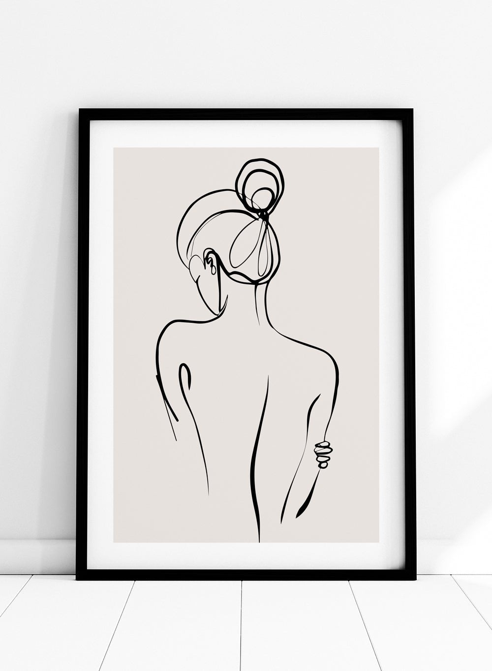 Silhouette Line Art Print_Sugar & Canvas