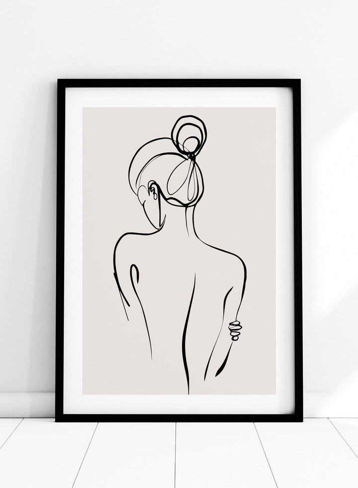 Silhouette Line Art Print_Sugar & Canvas