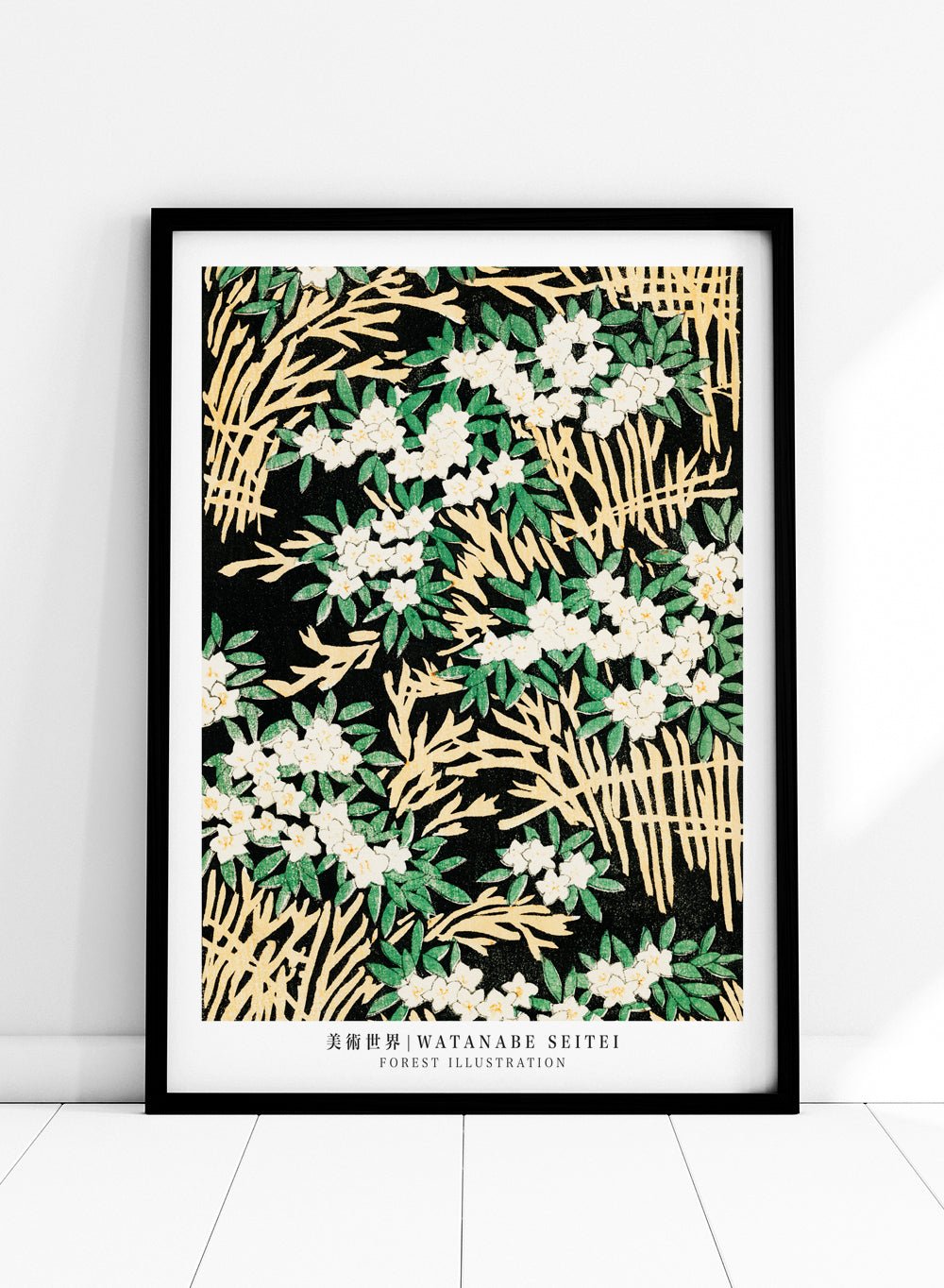 Watanabe Seitei Forest Illustration Art Print_Sugar & Canvas