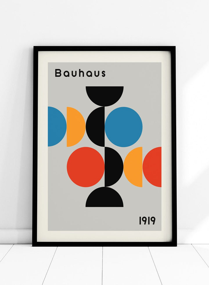 Bauhaus Geometric Shapes Art Print_Sugar & Canvas