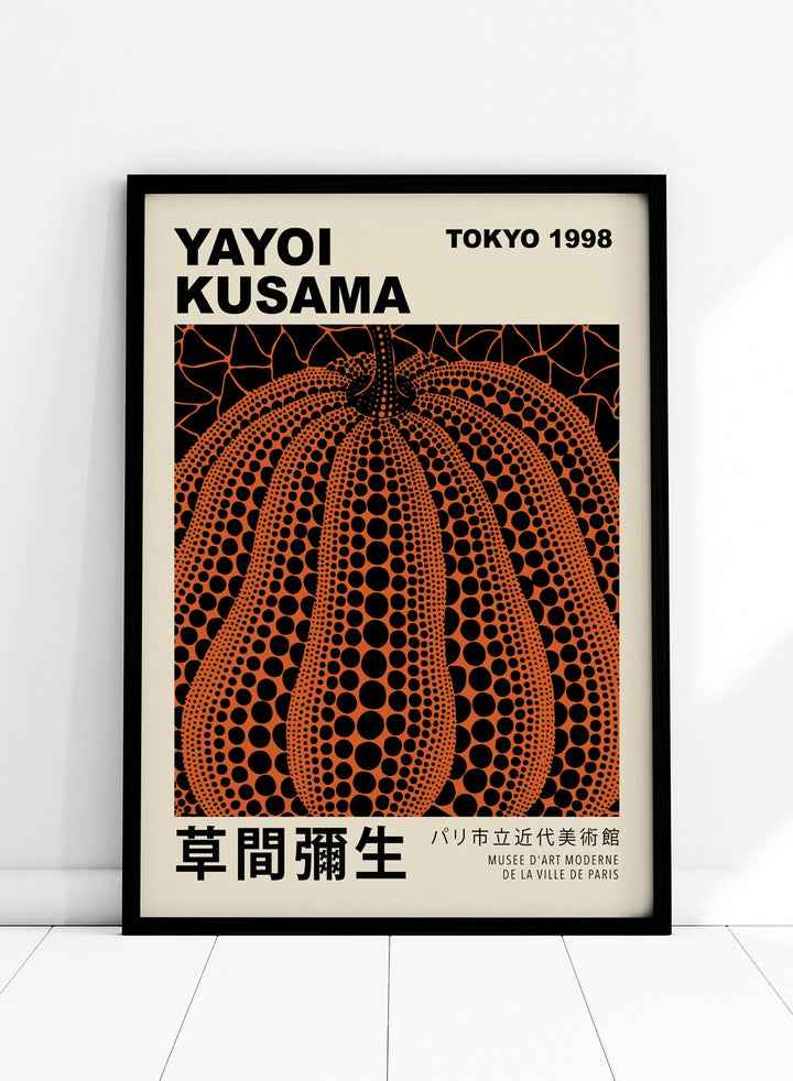 Pumpkin Forever Inspired by Yayoi Kusama Art Print_Sugar & Canvas