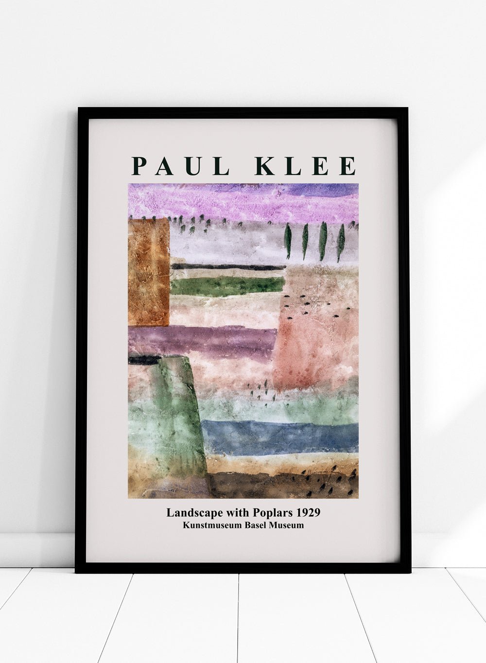 Paul Klee Landscape with Poplars 1929 Art Print_Sugar & Canvas
