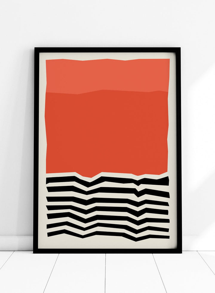 Geometric Color Block Art Print_Sugar & Canvas