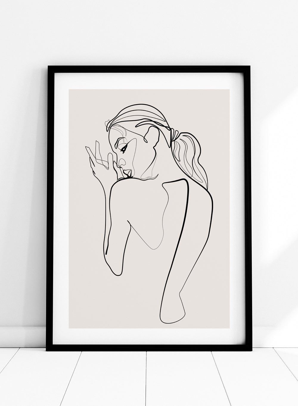 Silhouette Line Art Print_Sugar & Canvas