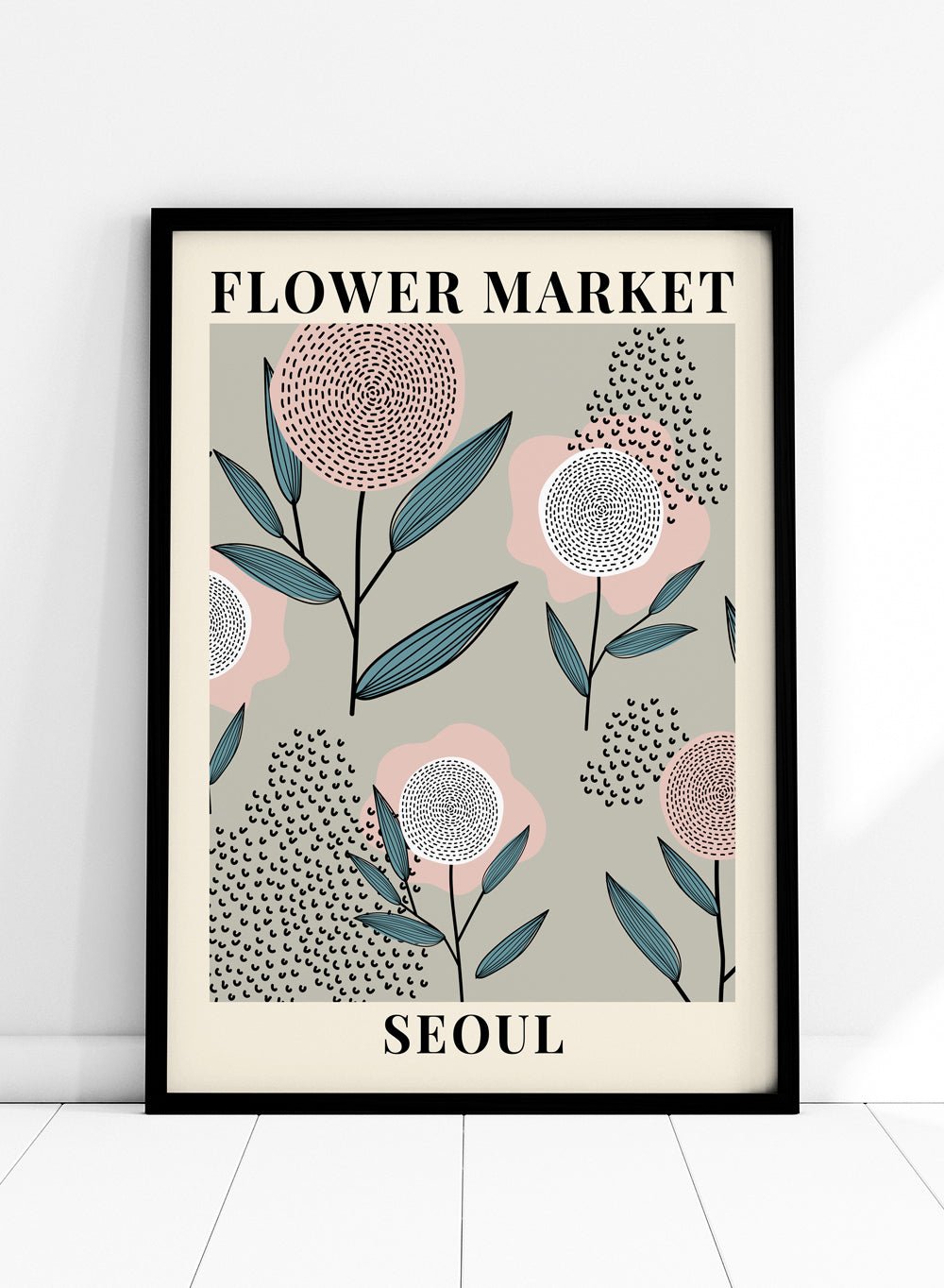 Flower Market Seoul Art Print_Sugar & Canvas