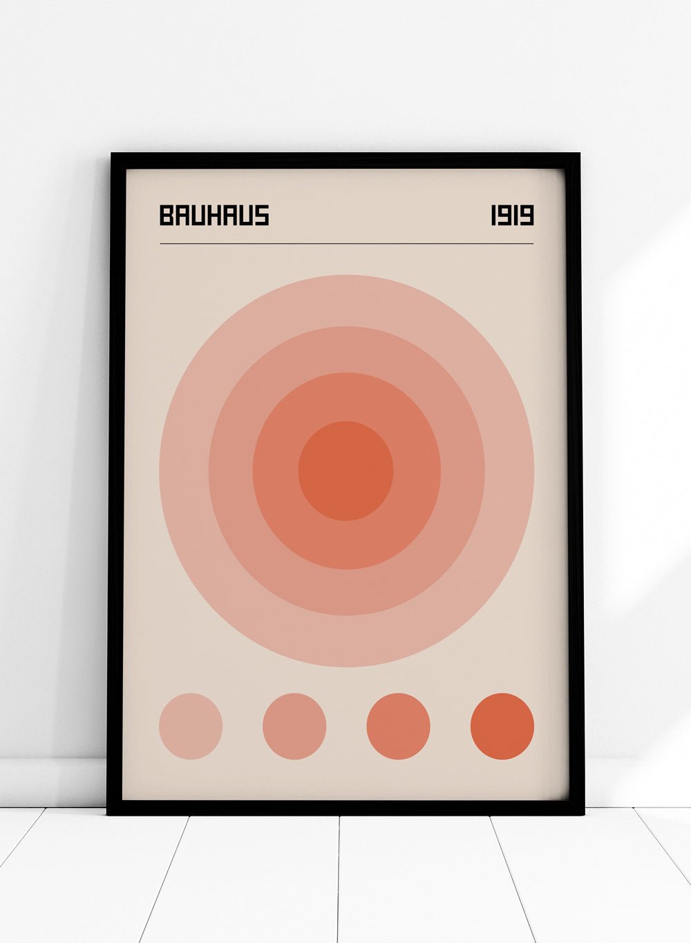 Bauhaus Geometric Circles Art Print_Sugar & Canvas
