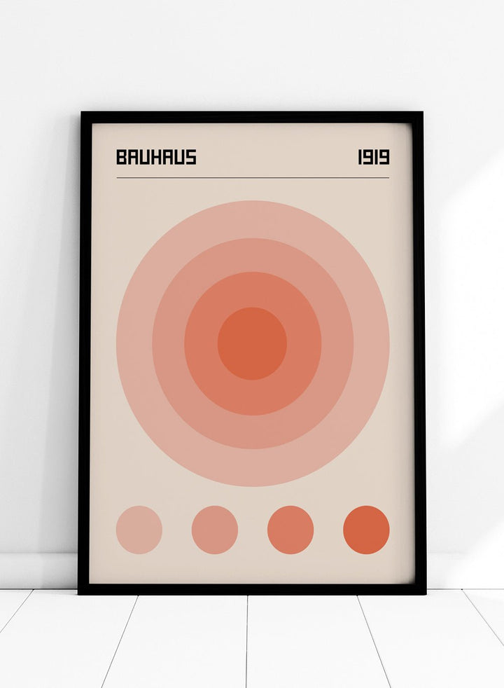 Bauhaus Geometric Circles Art Print_Sugar & Canvas