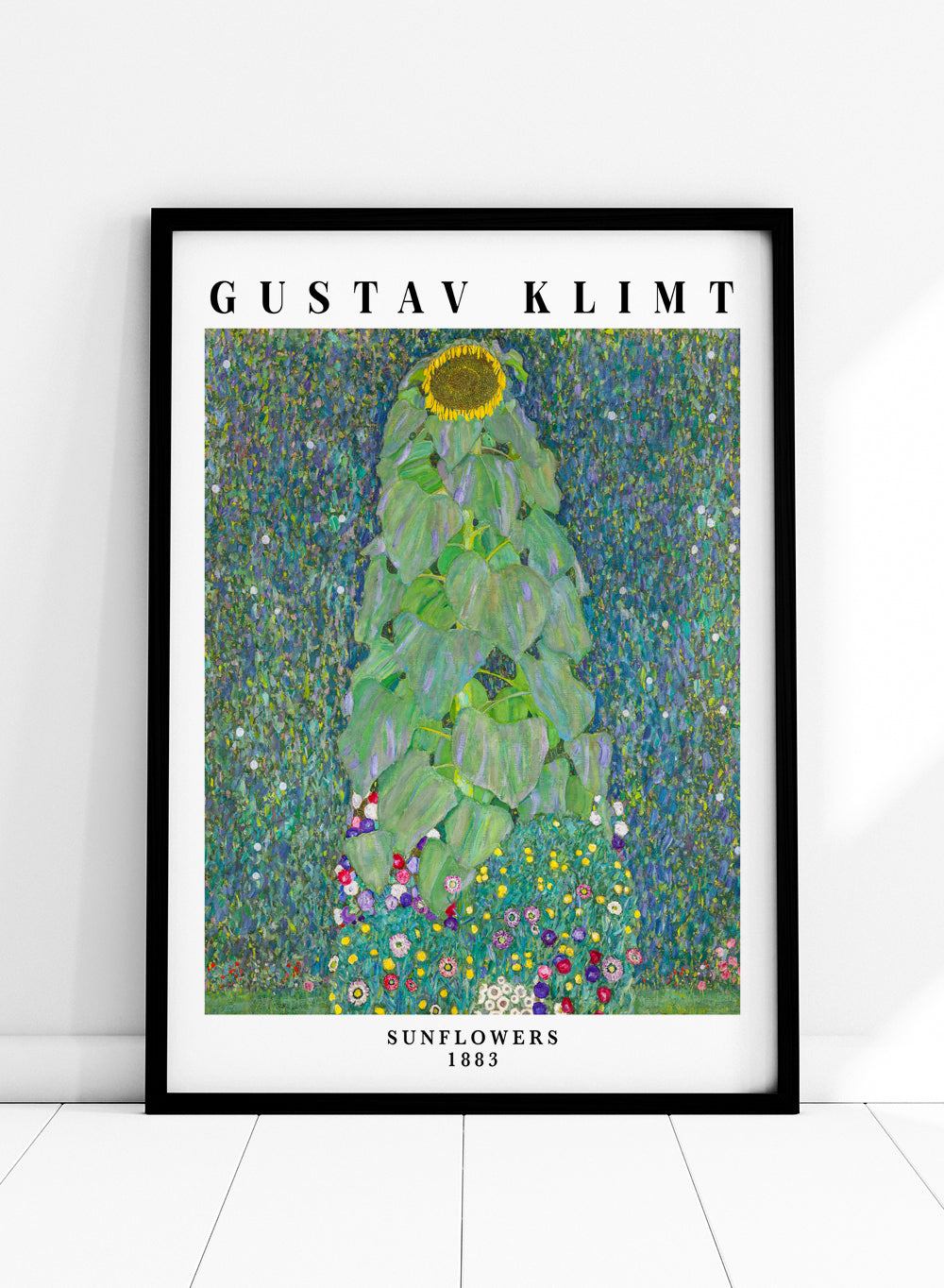 Sugar & Canvas Gustav Klimt Sunflowers 1883 Art Print