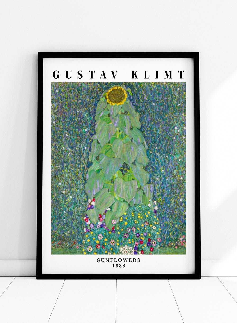 Gustav Klimt Sunflowers 1883 Art Print_Sugar & Canvas