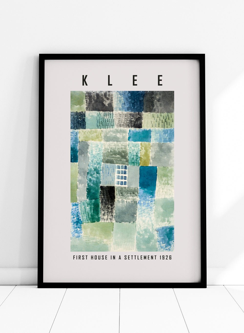 Paul Klee First House in a Settlement 1926 Art Print_Sugar & Canvas