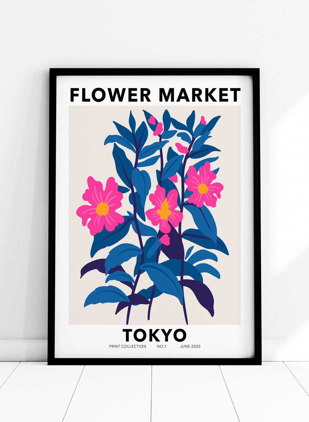 Flower Market Tokyo Art Print_Sugar & Canvas