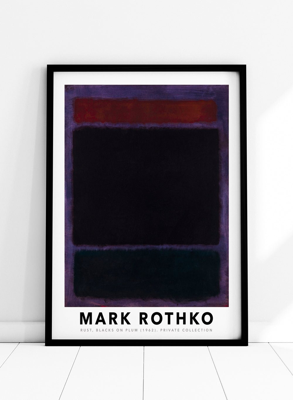 Mark Rothko Rust Blacks on Plum 1962 Art Print_Sugar & Canvas